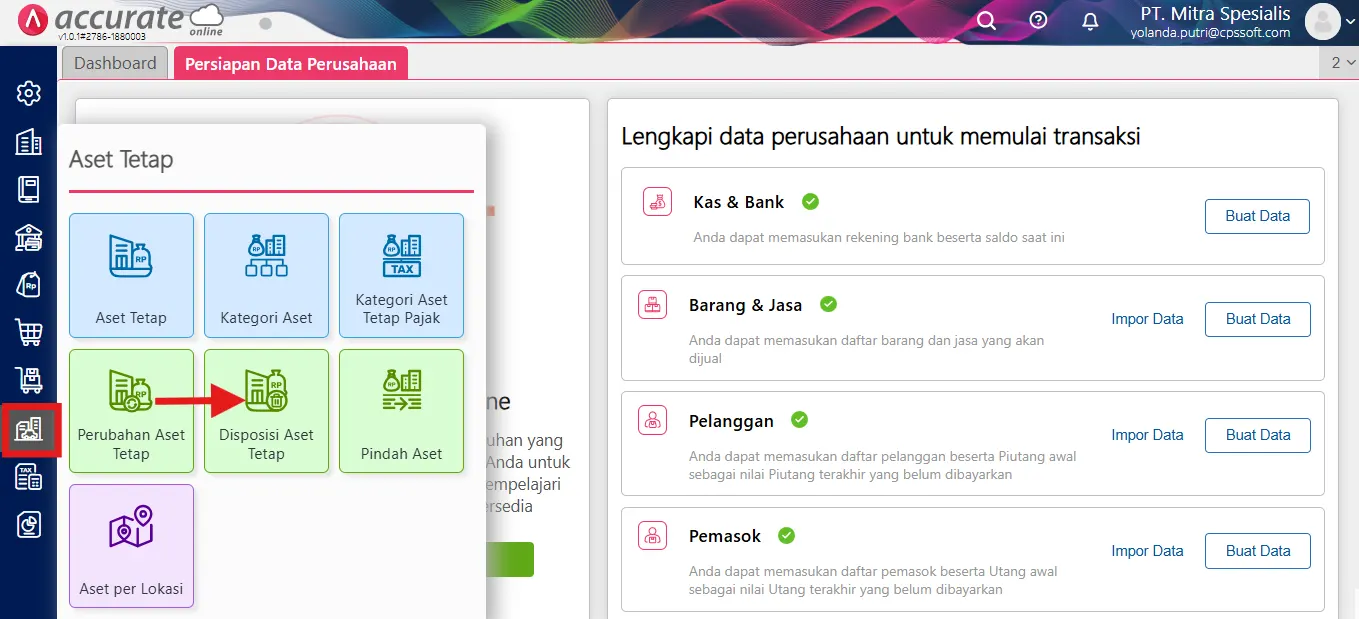 1 Mencatat Aset Tetap Menjadi Persediaan